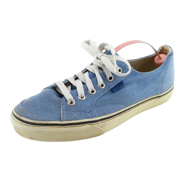 VANS Women Size 8‎ M Blue Fabric Skateboarding - Picture 1 of 9